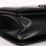 Chanel Strass Rhinestone Small Boy Bag Black Lambskin RHW