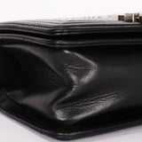Chanel Strass Rhinestone Small Boy Bag Black Lambskin RHW