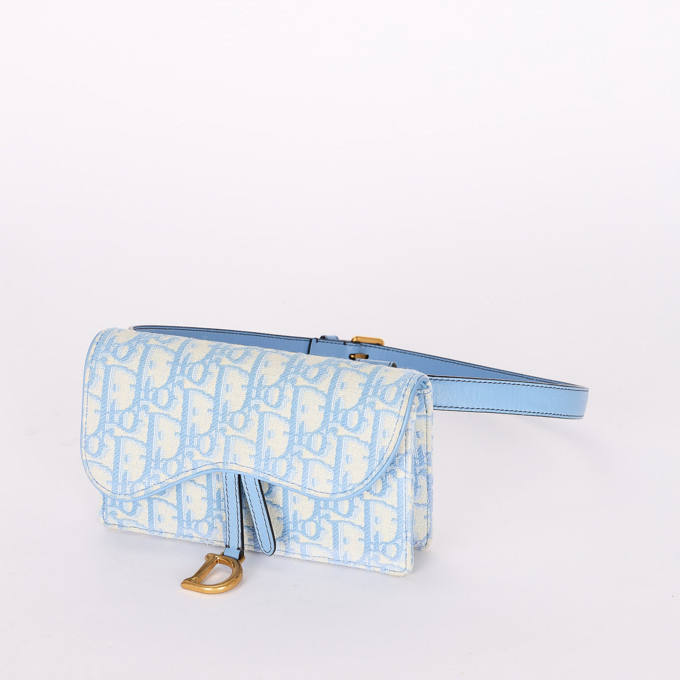 Christian Dior Oblique Saddle Belt Bag