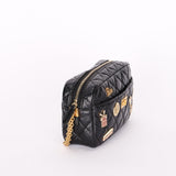 Chanel Lucky Charms Mini Camera Bag Black Aged Calfskin AGHW