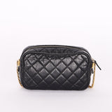 Chanel Lucky Charms Mini Camera Bag Black Aged Calfskin AGHW
