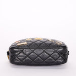 Chanel Lucky Charms Mini Camera Bag Black Aged Calfskin AGHW