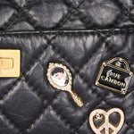 Chanel Lucky Charms Mini Camera Bag Black Aged Calfskin AGHW