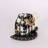 Chanel Tweed 19 Round Clutch w/ Chain Pouch MMHW