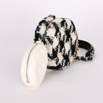 Chanel Tweed 19 Round Clutch w/ Chain Pouch MMHW