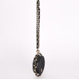 Chanel Chain Around Round Clutch with Chain Black Lambskin CGHW