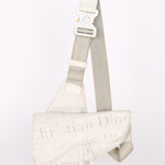 Christian Dior X Daniel Arsham Newspaper Print Saddle Crossbody Bag