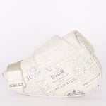 Christian Dior X Daniel Arsham Newspaper Print Saddle Crossbody Bag