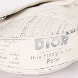 Christian Dior X Daniel Arsham Newspaper Print Saddle Crossbody Bag