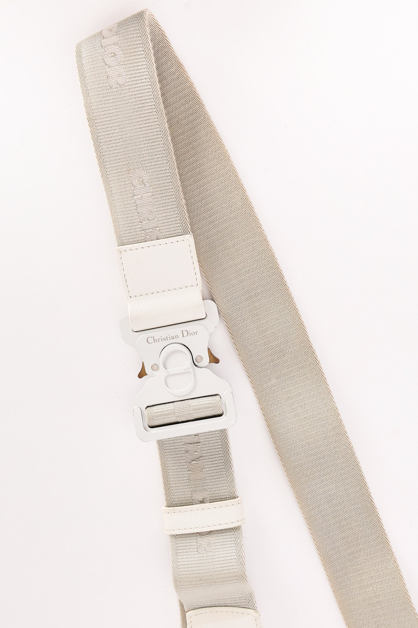 Christian Dior X Daniel Arsham Newspaper Print Saddle Crossbody Bag