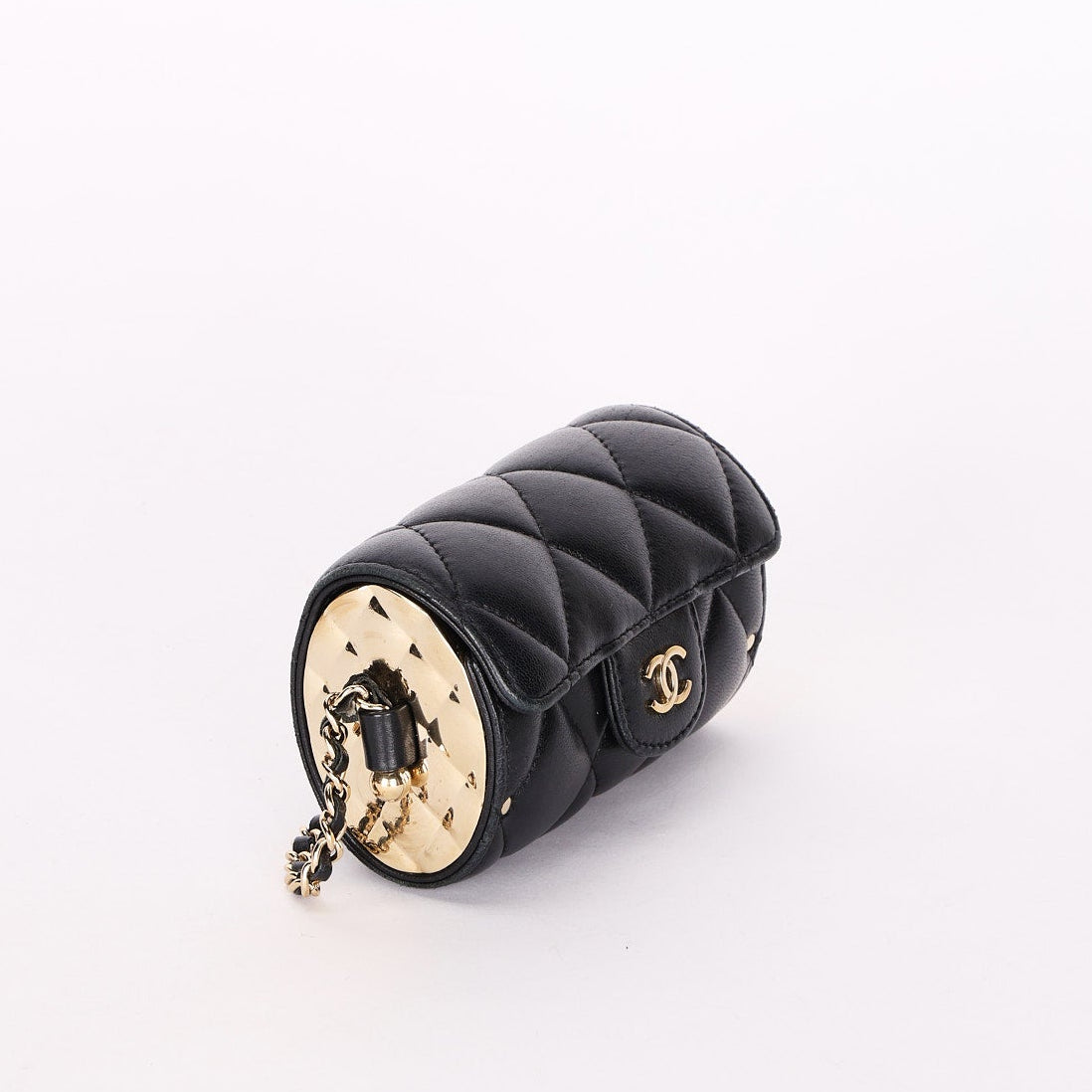 Chanel Mini Bag Black Lambskin GHW