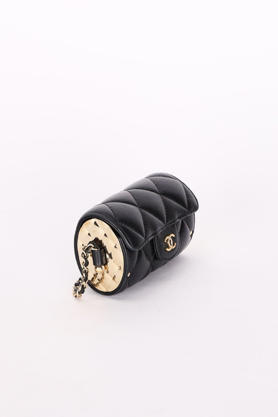 Chanel Mini Bag Black Lambskin GHW