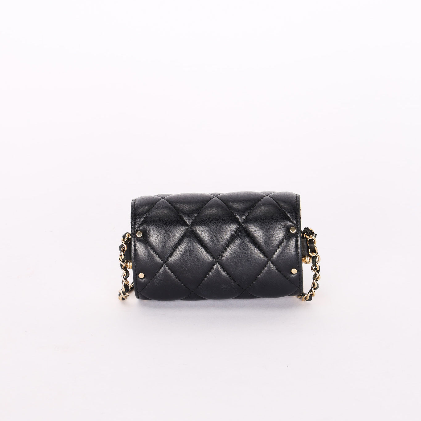 Chanel Mini Bag Black Lambskin GHW