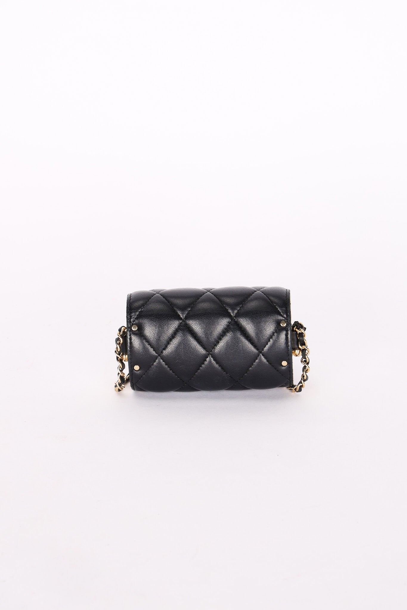 Chanel Mini Bag Black Lambskin GHW