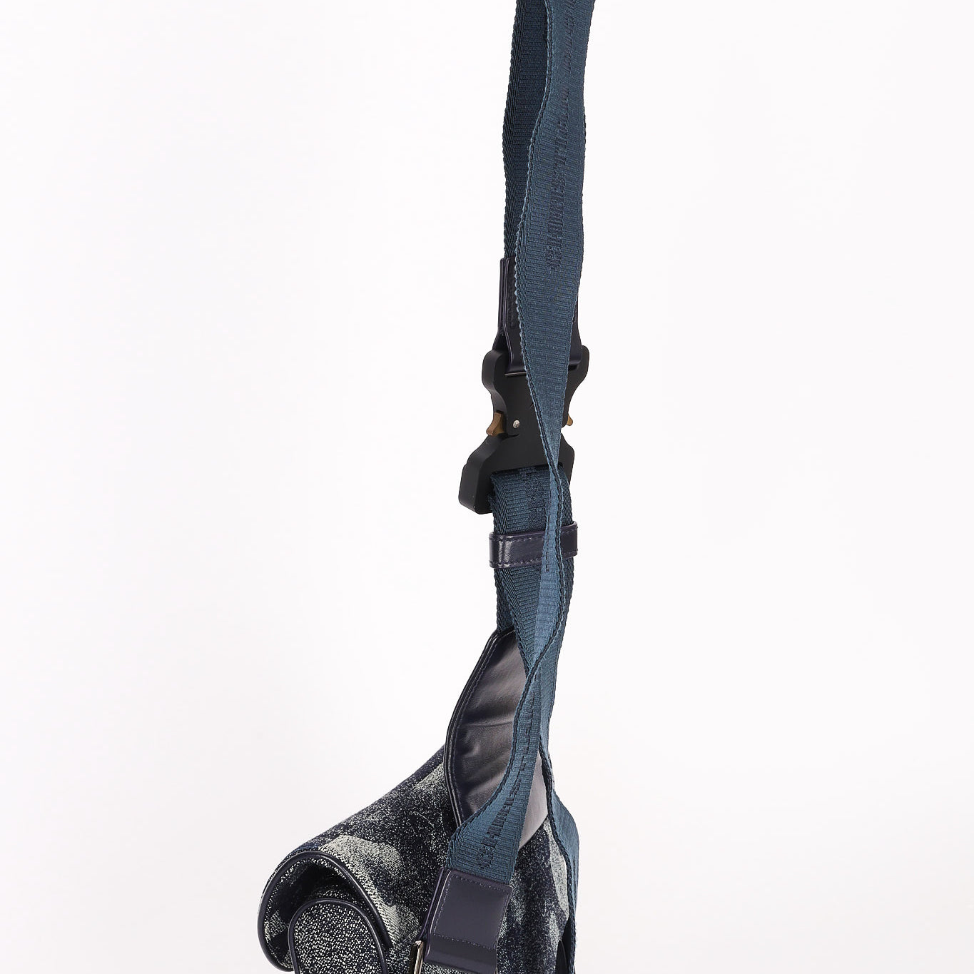 Christian Dior x Peter Doig Medium Camouflage Denim Saddle Bag