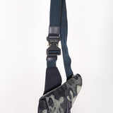 Christian Dior x Peter Doig Medium Camouflage Denim Saddle Bag