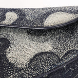 Christian Dior x Peter Doig Medium Camouflage Denim Saddle Bag