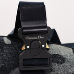 Christian Dior x Peter Doig Medium Camouflage Denim Saddle Bag