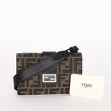 Fendi Zucca Convertible Baguette Pouch