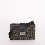 Fendi Zucca Convertible Baguette Pouch