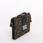 Fendi Zucca Convertible Baguette Pouch