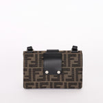 Fendi Zucca Convertible Baguette Pouch