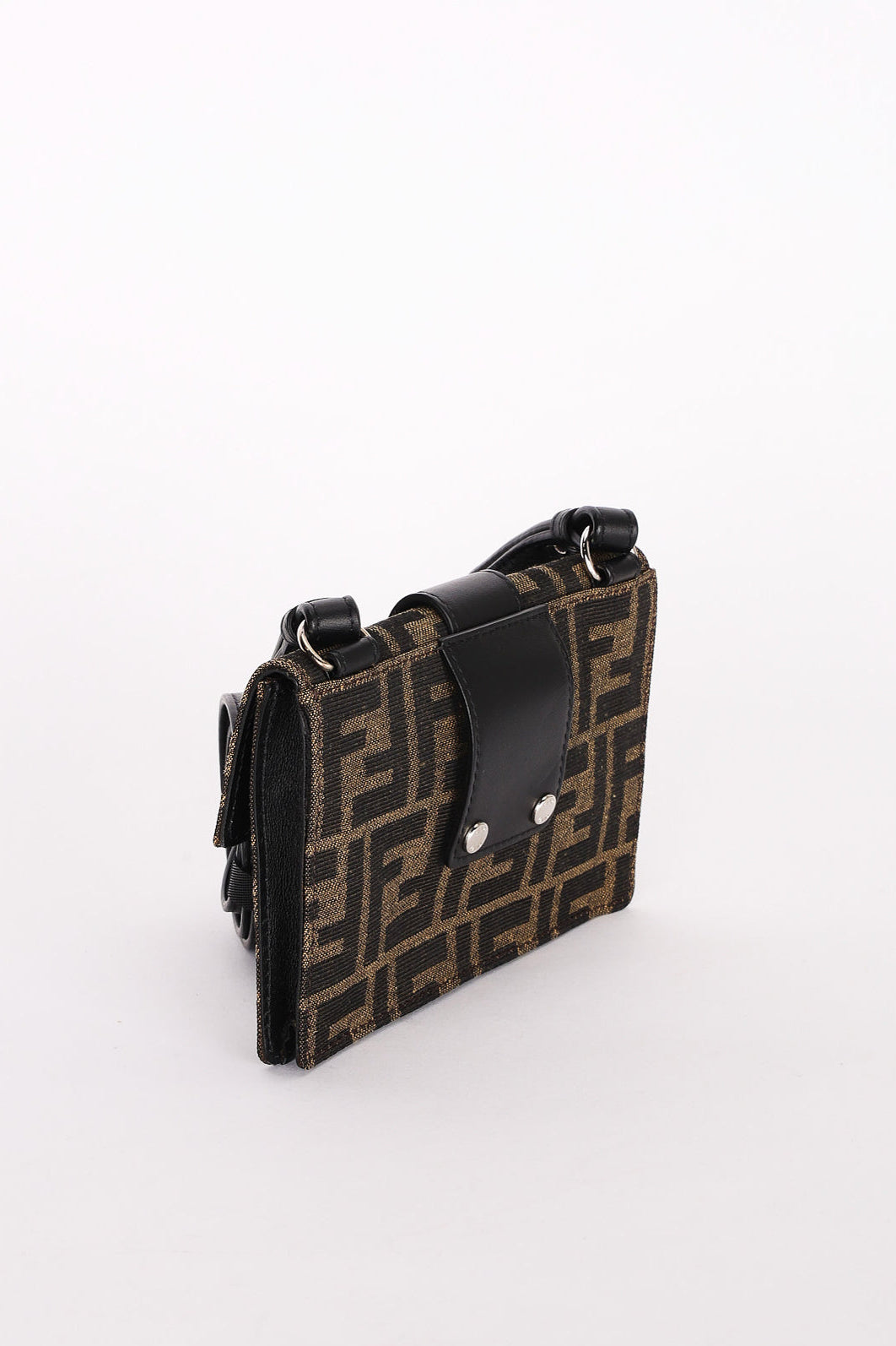 Fendi Zucca Convertible Baguette Pouch