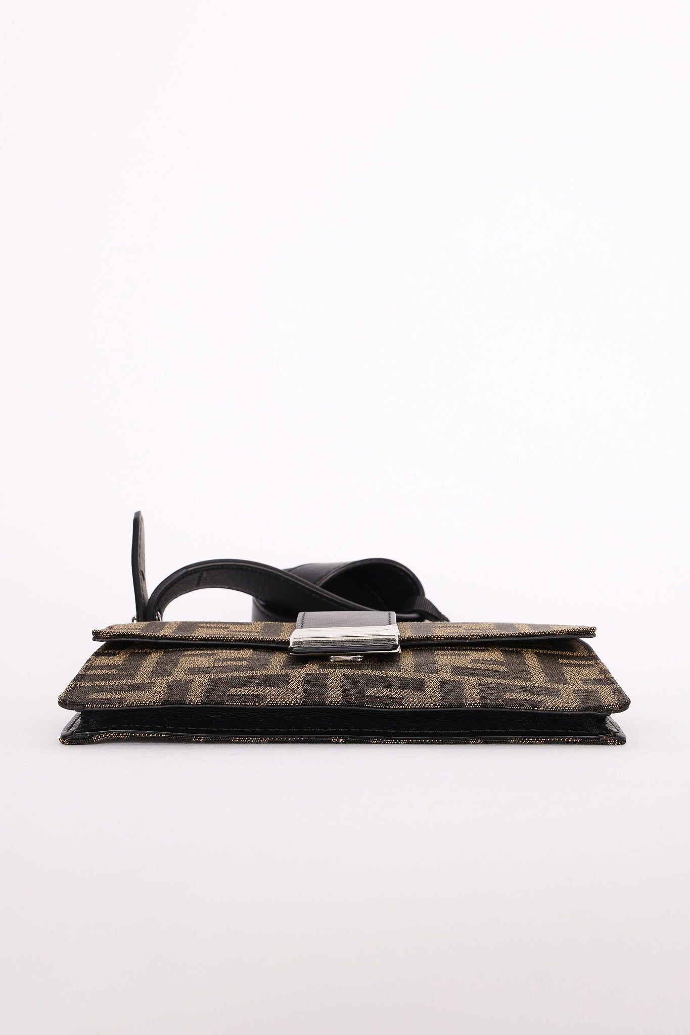 Fendi Zucca Convertible Baguette Pouch