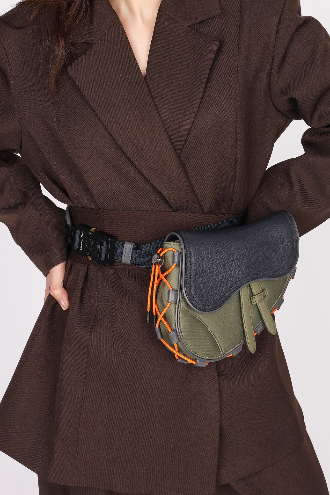 Christian Dior x Sacai Saddle Bag