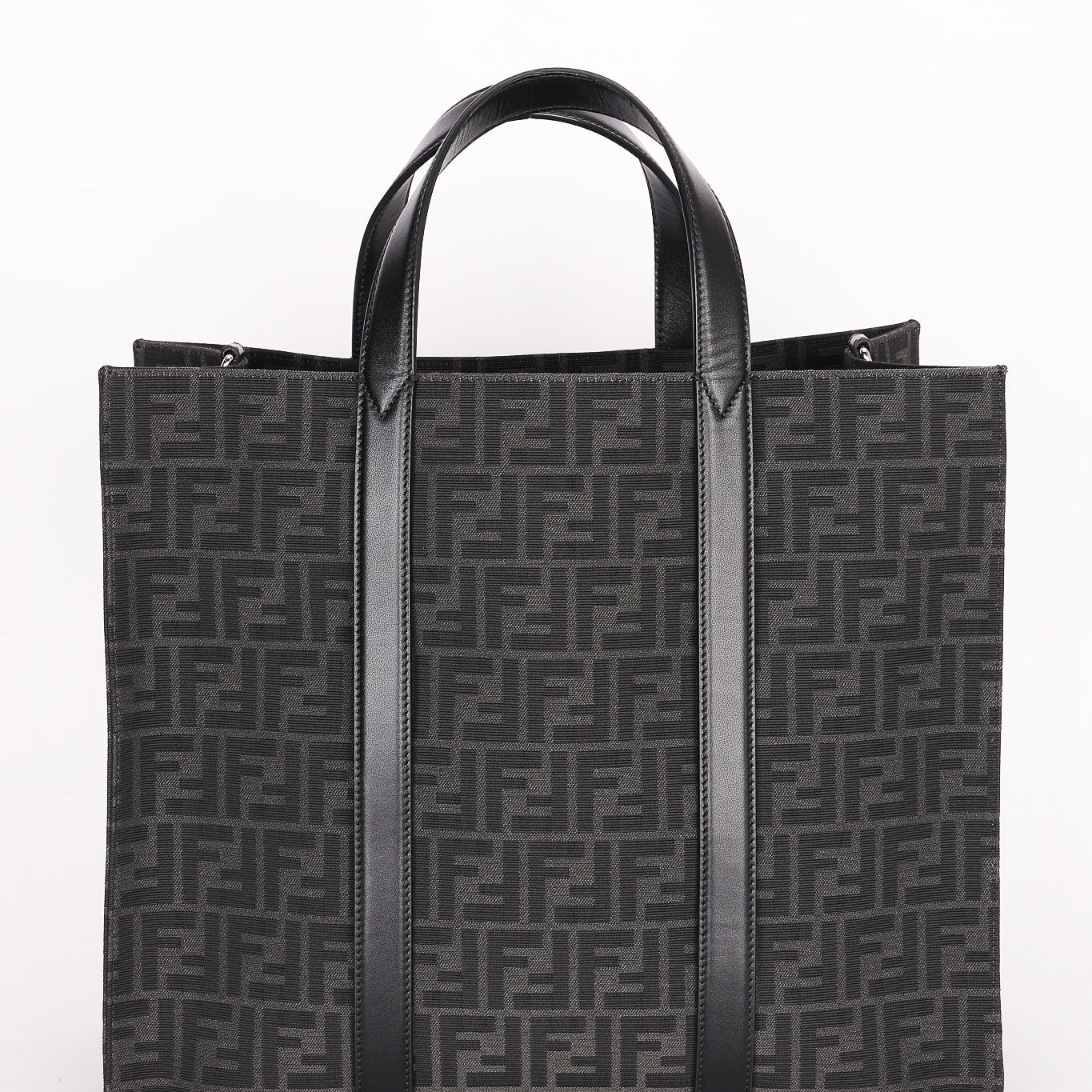 Fendi Zucca Jacquard Shopper Tote
