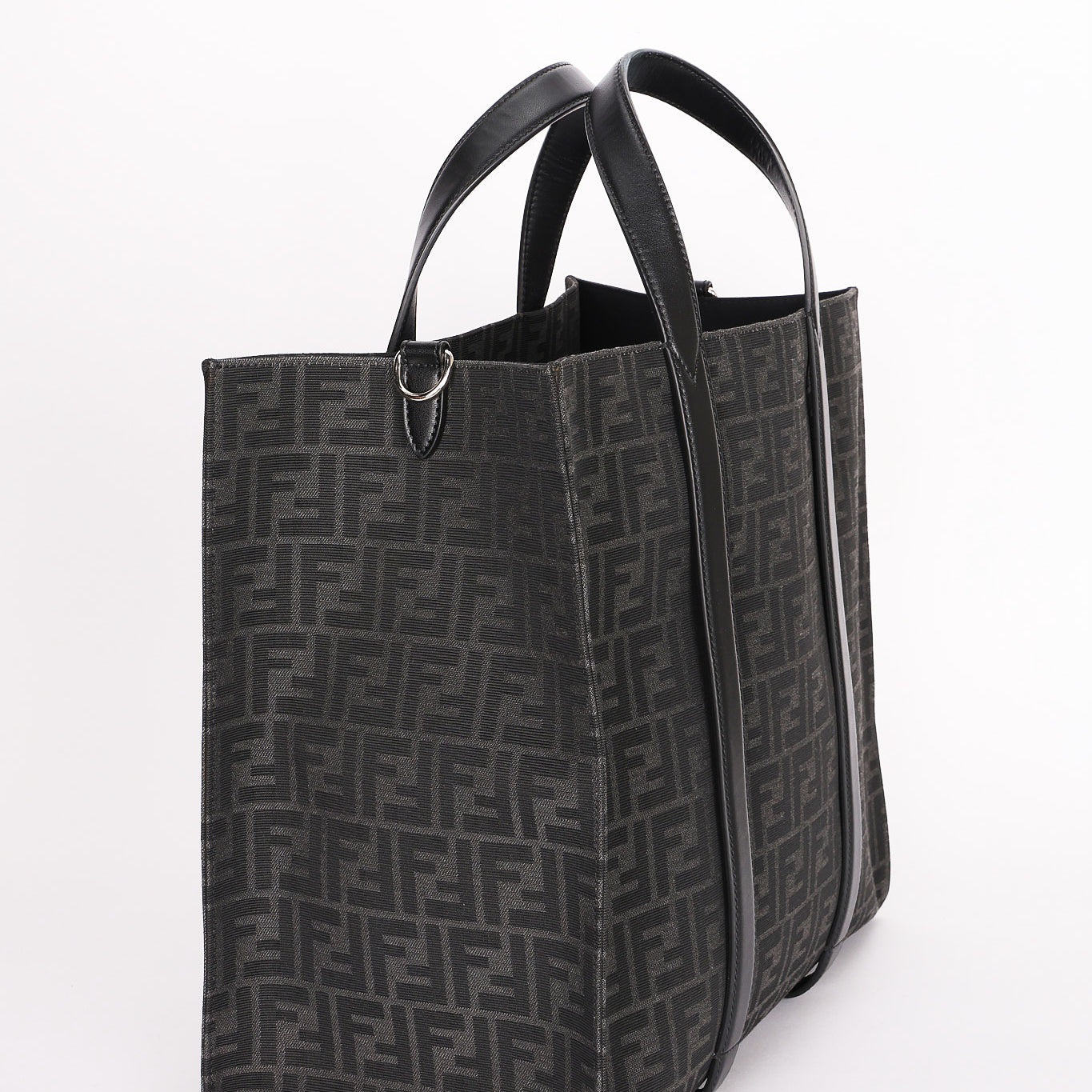 Fendi Zucca Jacquard Shopper Tote