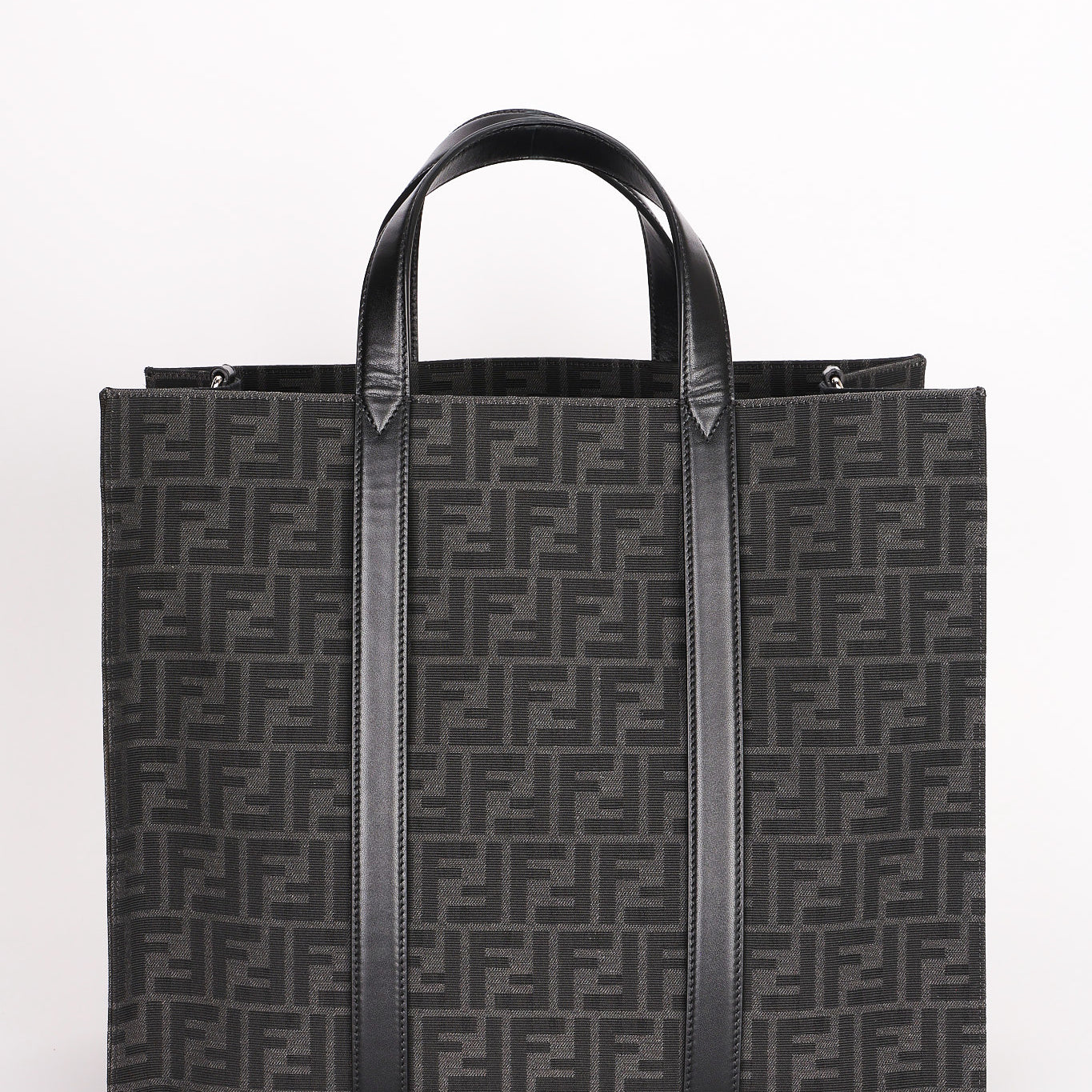 Fendi Zucca Jacquard Shopper Tote