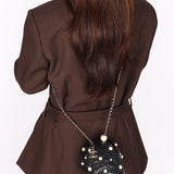 Chanel Mini About Pearls Bucket Bag Black Lambskin CGHW