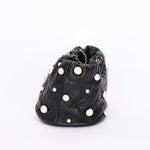 Chanel Mini About Pearls Bucket Bag Black Lambskin CGHW