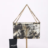 Saint Laurent Medium Kate Snakeskin Tassel Bag