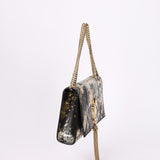 Saint Laurent Medium Kate Snakeskin Tassel Bag