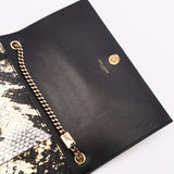 Saint Laurent Medium Kate Snakeskin Tassel Bag