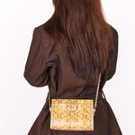 Gucci Snakeskin Clutch on Chain