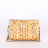 Gucci Snakeskin Clutch on Chain