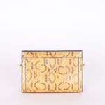 Gucci Snakeskin Clutch on Chain