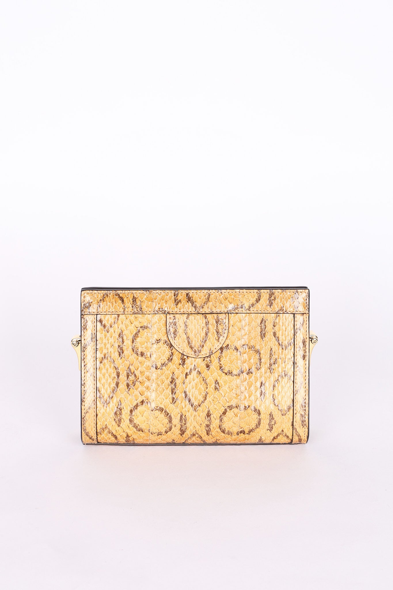 Gucci Snakeskin Clutch on Chain