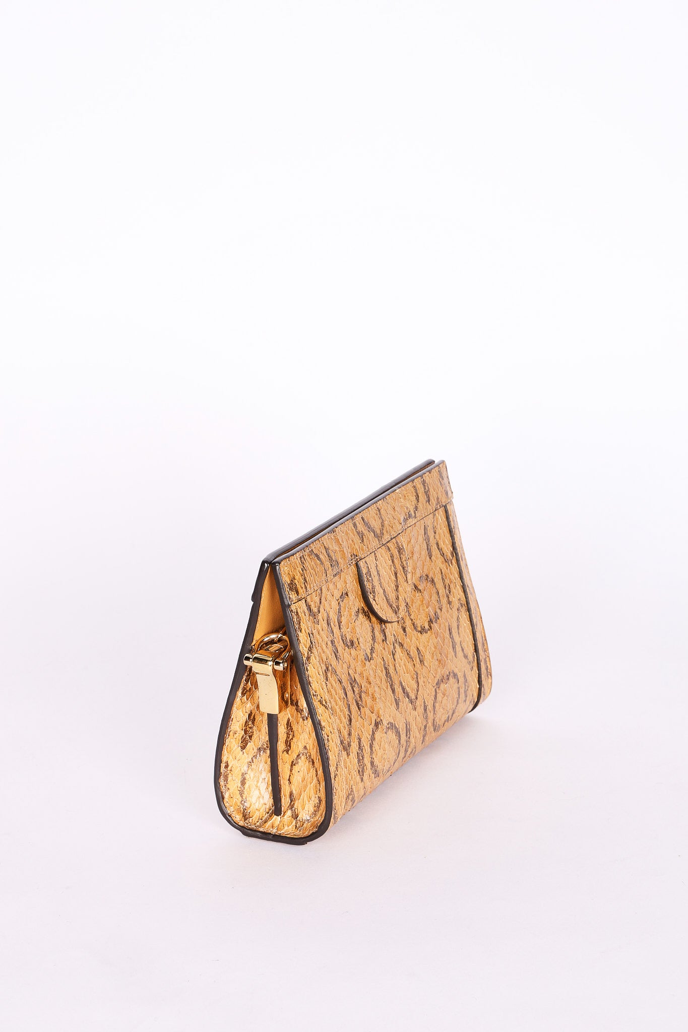 Gucci Snakeskin Clutch on Chain