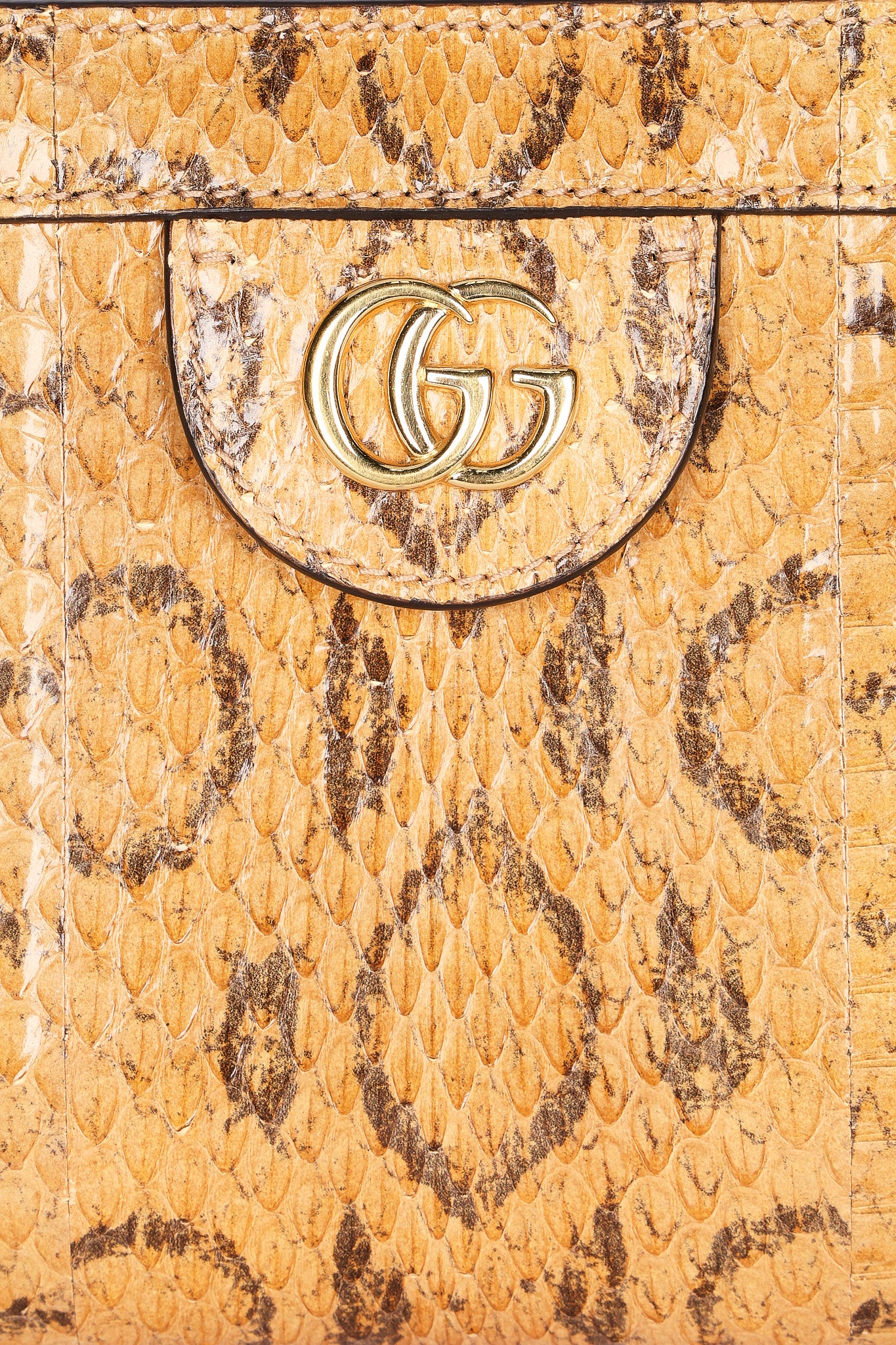 Gucci Snakeskin Clutch on Chain