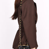Chanel Bow Frame Clutch with Chain Black Lambskin AGHW
