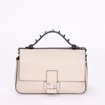 Fendi Crocodile Monster Studded Micro Double Baguette Bag