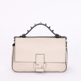 Fendi Crocodile Monster Studded Micro Double Baguette Bag