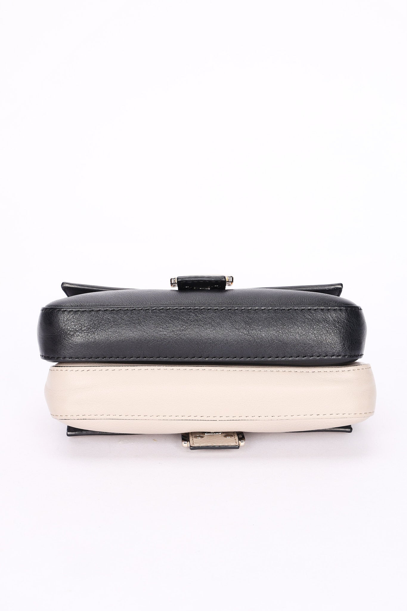 Fendi Crocodile Monster Studded Micro Double Baguette Bag