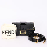 Fendi Zucca Embossed Trunk Baguette Bag