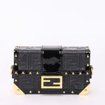 Fendi Zucca Embossed Trunk Baguette Bag