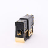 Fendi Zucca Embossed Trunk Baguette Bag